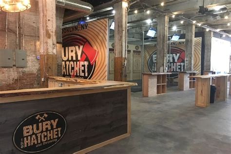 bury the hatchet brooklyn|axe throwing bar in brooklyn.